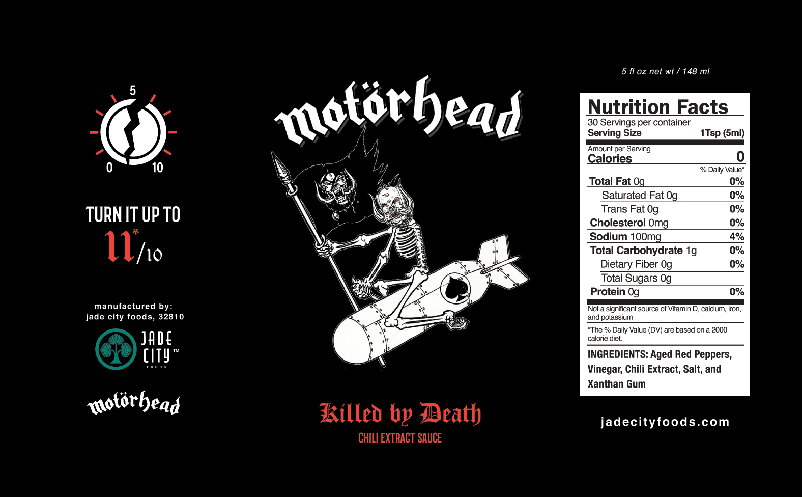 Motörhead Hot Sauce 5-Pack
