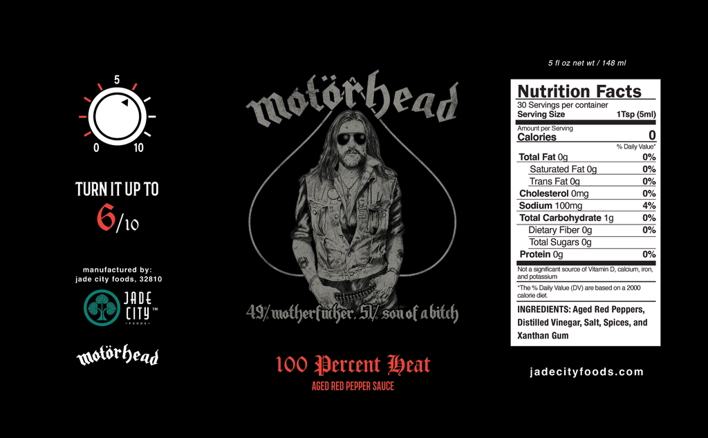 Motörhead 100% Heat : Aged Red Pepper Sauce