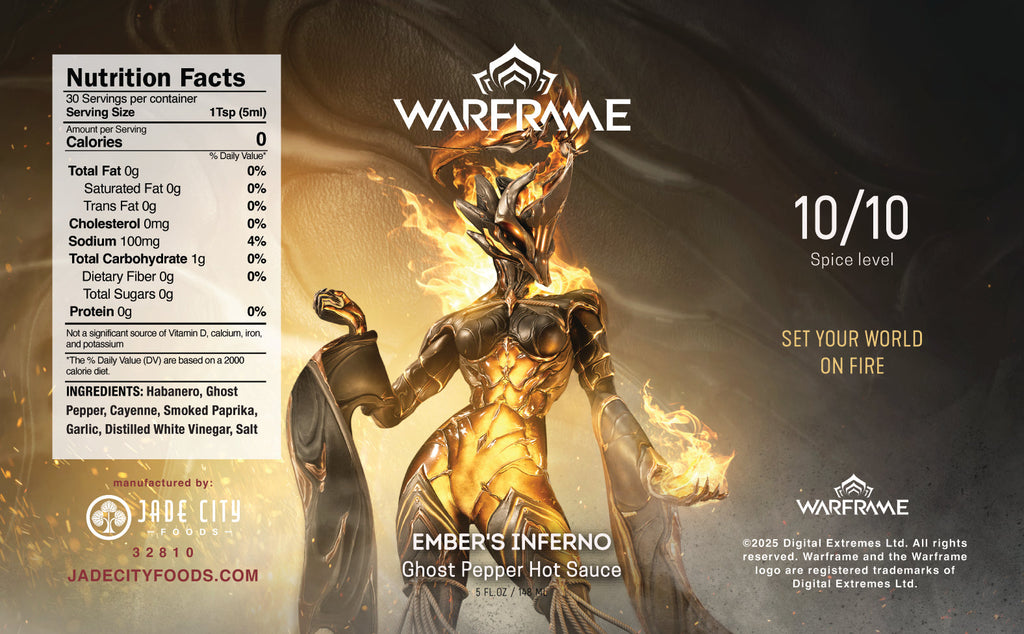 Warframe Ember's Inferno: Ghost Pepper Hot Sauce