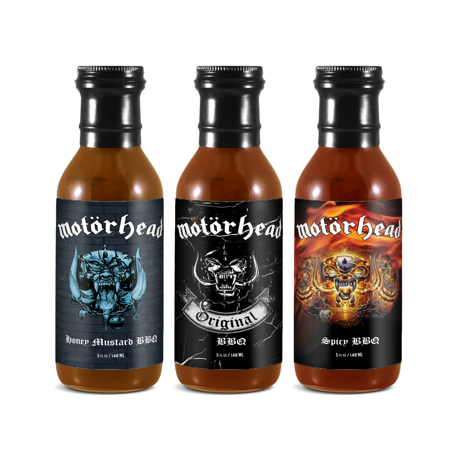 Motörhead BBQ Sauce 3-Pack