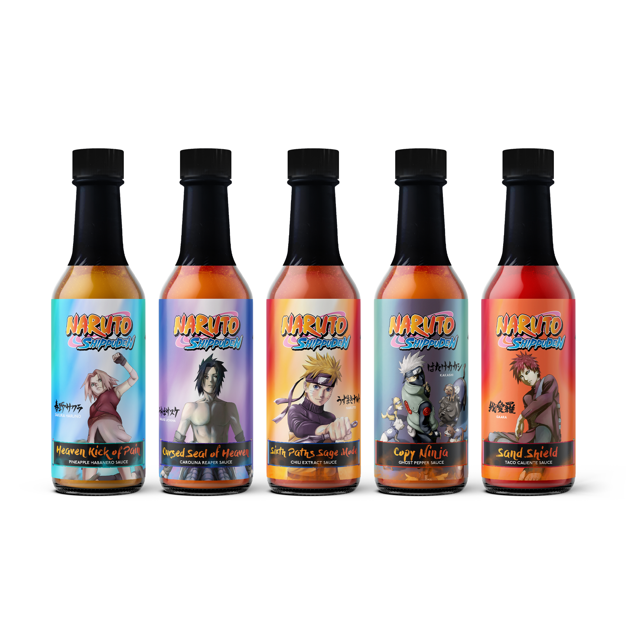 Naruto Hot Sauce 5-Pack