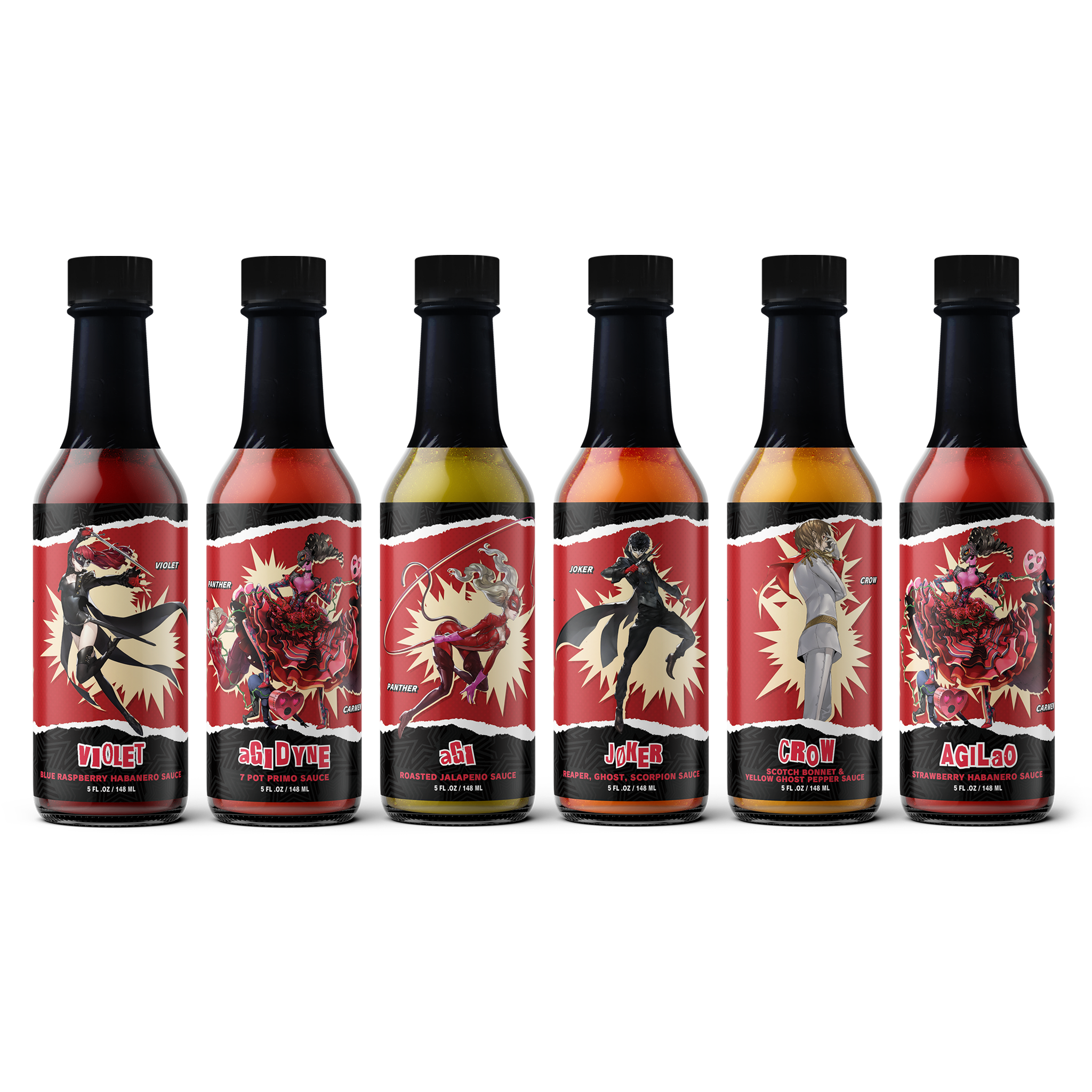 Persona 5 Royal : Hot Sauce 6-Pack Series 1
