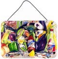 Crystal Hot Sauce with Camellia Beans and Black Skillet Wall or Door Hanging Prints 8641DS812