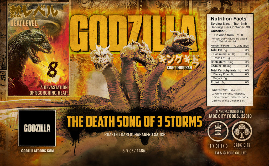 Godzilla Hot Sauce 5-Pack : Series 1