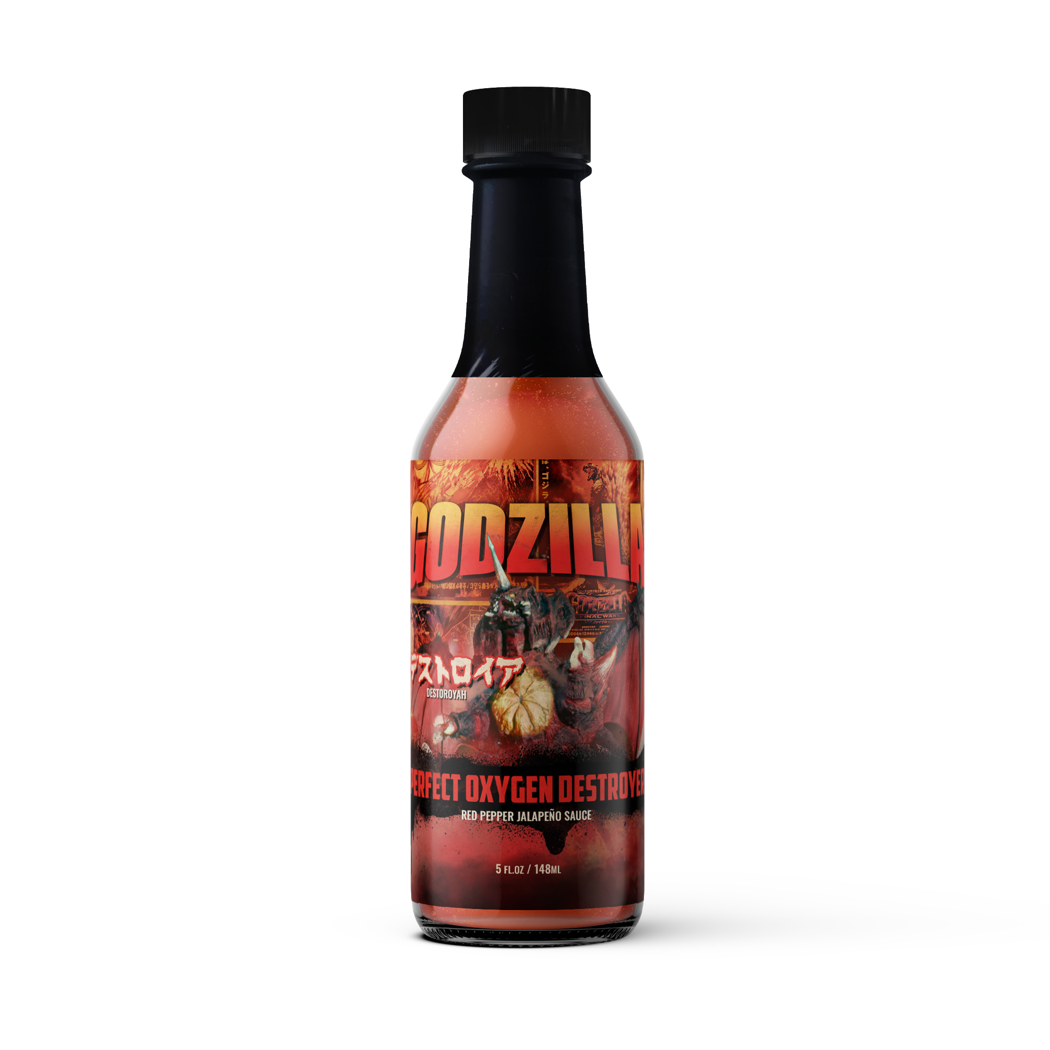 Godzilla Destoroyah's Perfect Oxygen Destroyer : Red Pepper Jalapeño Sauce
