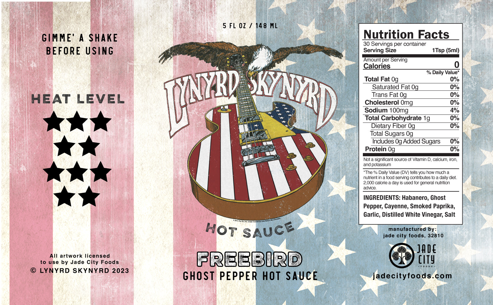 Lynyrd Skynyrd Hot Sauce 5-Pack