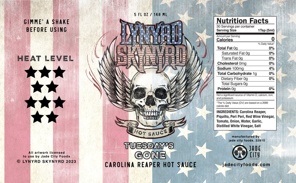 Lynyrd Skynyrd Hot Sauce 5-Pack
