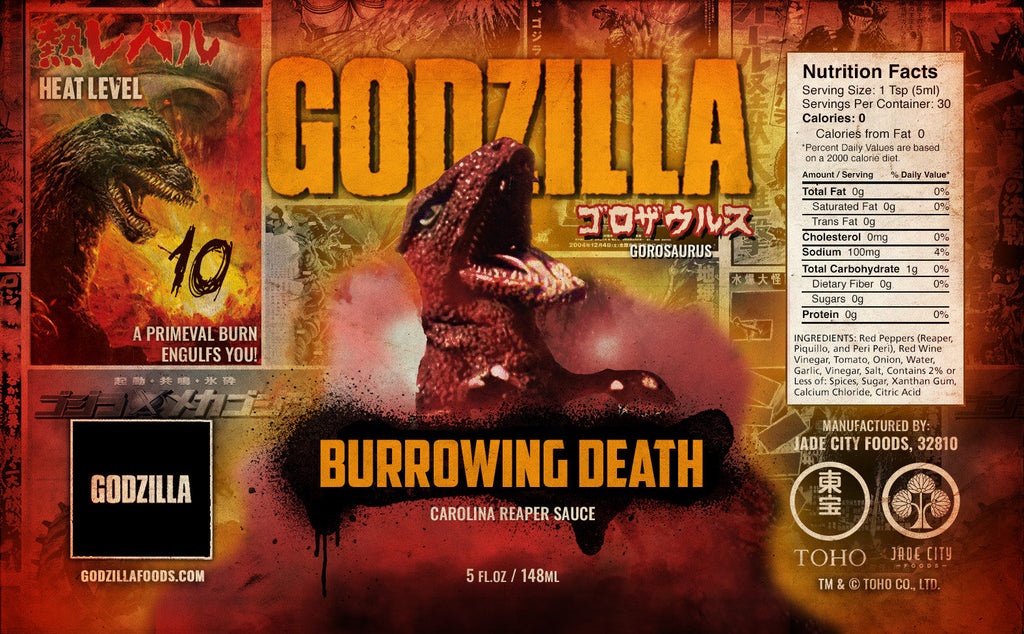 Godzilla Hot Sauce 5-Pack : Series 2