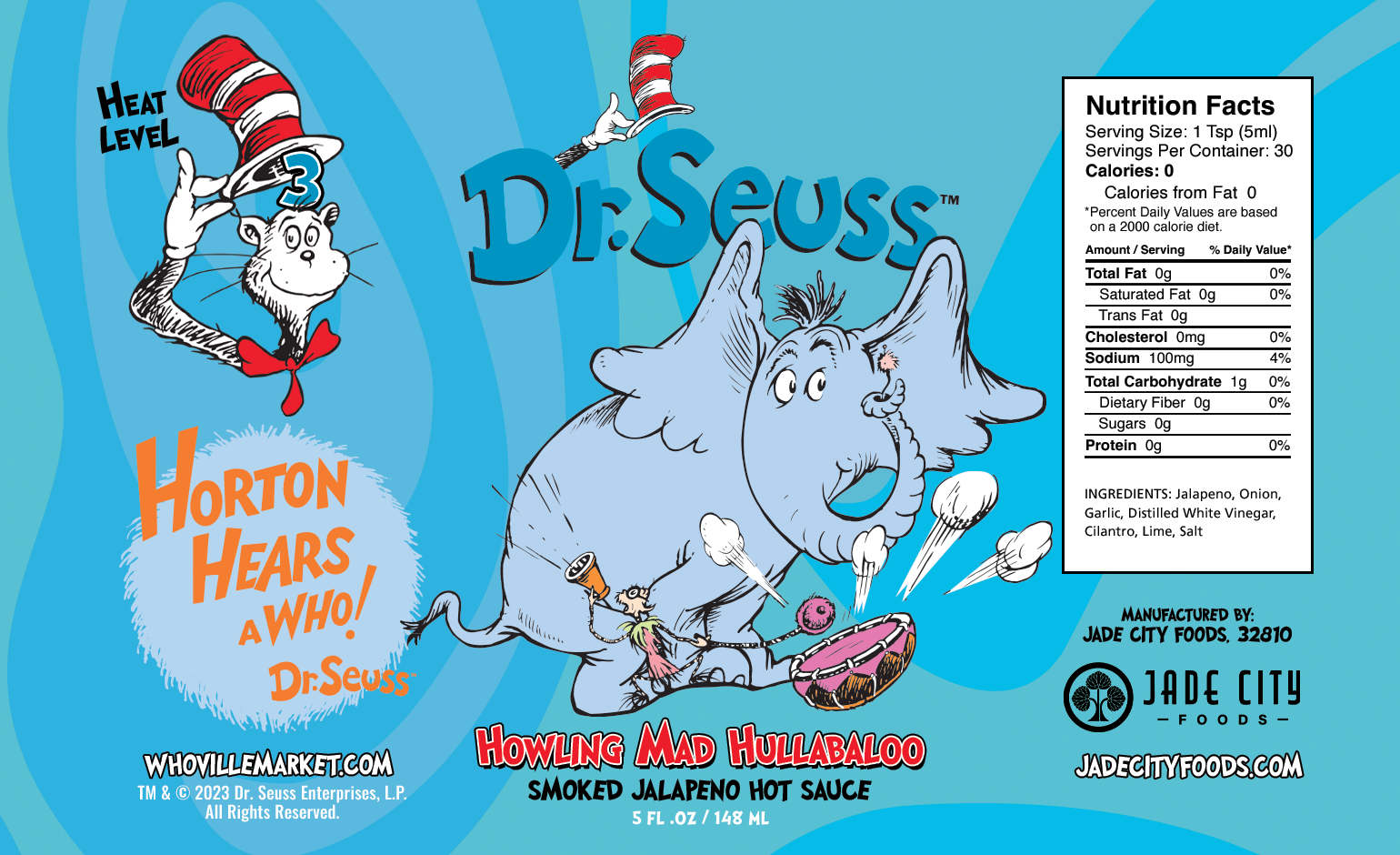 Dr. Seuss Hot Sauce 4-Pack