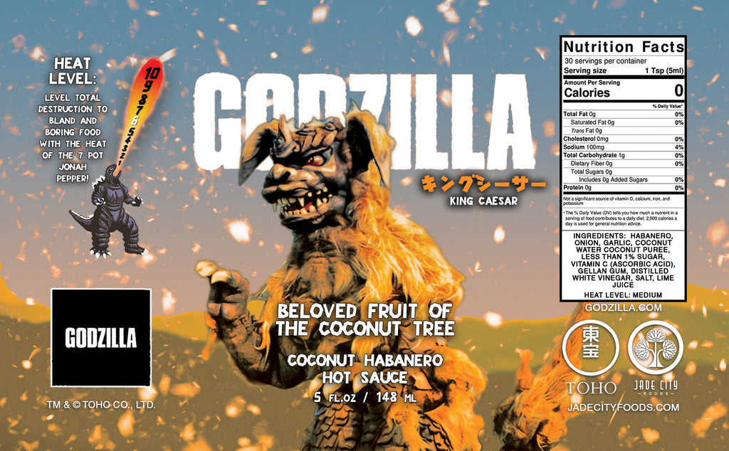 Godzilla Hot Sauce 5-Pack : Series 5