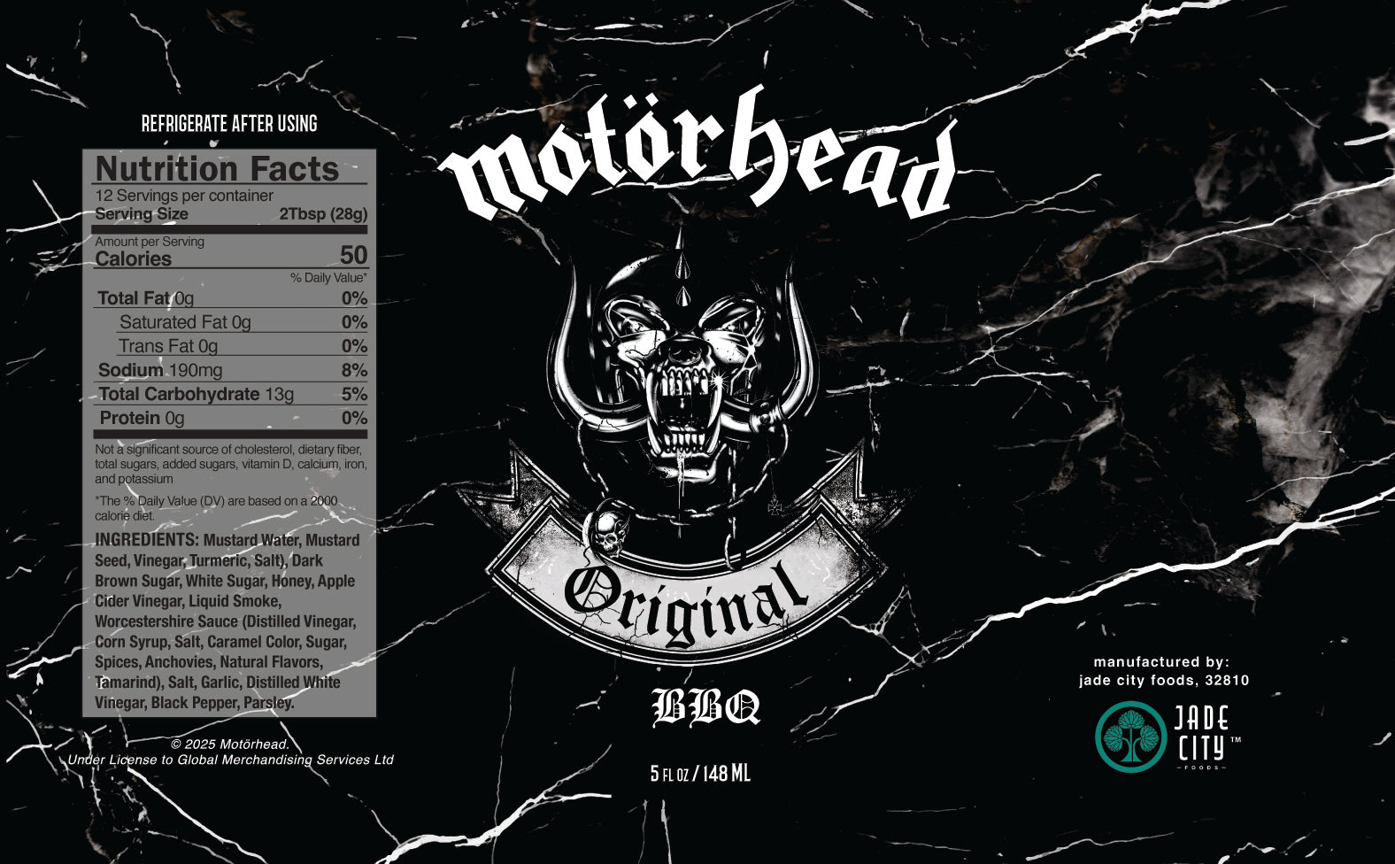 Motörhead BBQ Sauce 3-Pack