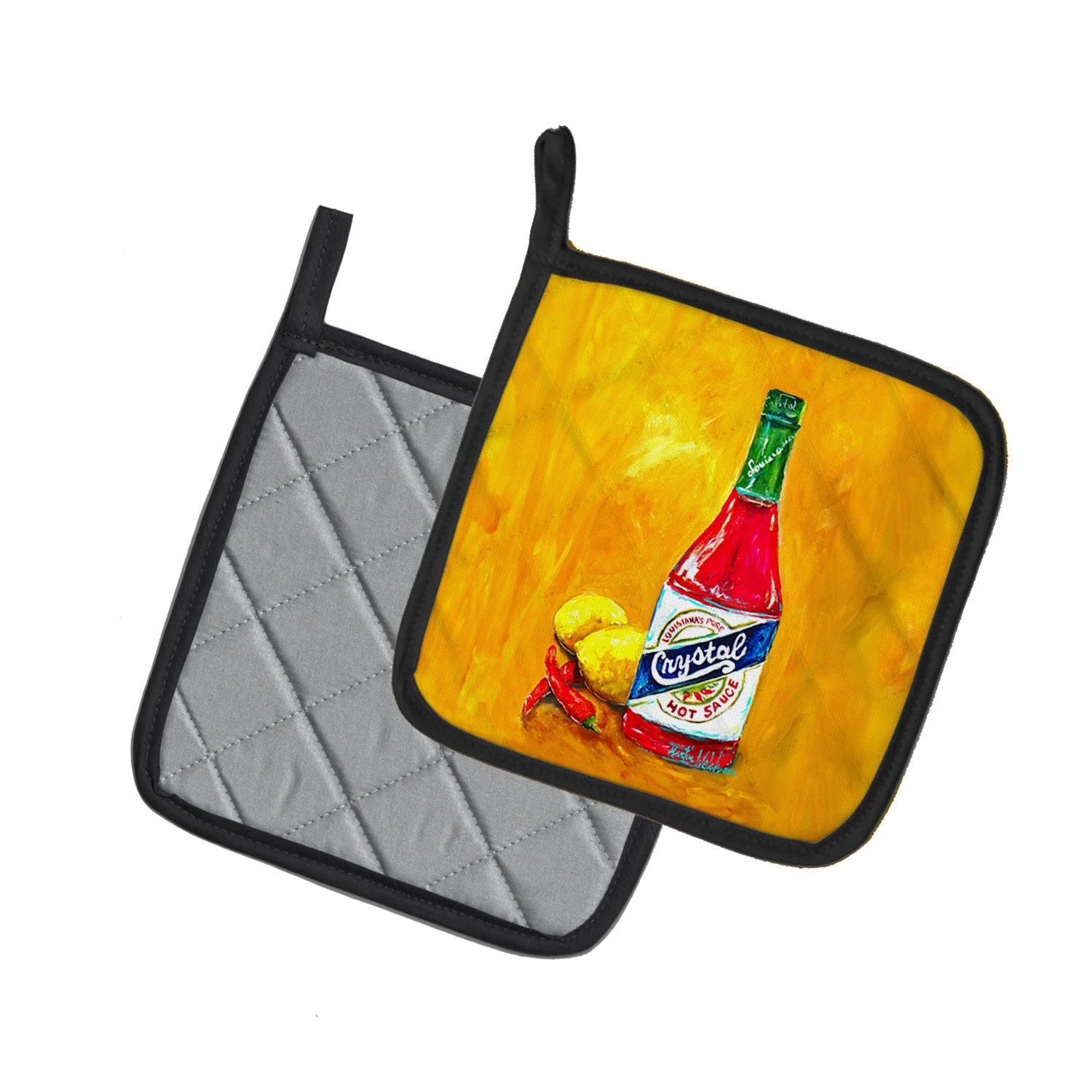 Got Sauce Hot Sauce Pot Holders - Set of 2 Decorative Kitchen Helpers | Made in the USA