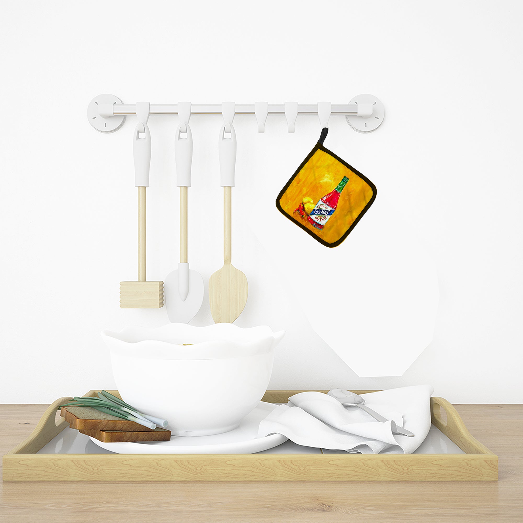 Got Sauce Hot Sauce Pot Holders - Set of 2 Decorative Kitchen Helpers | Made in the USA