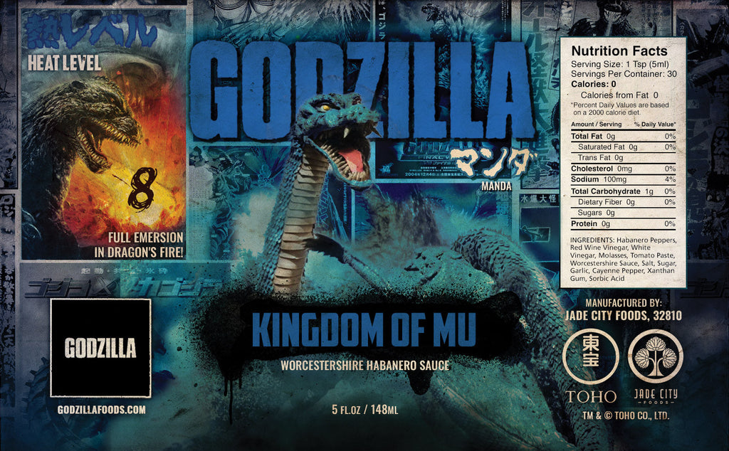 Godzilla Hot Sauce 5-Pack : Series 2
