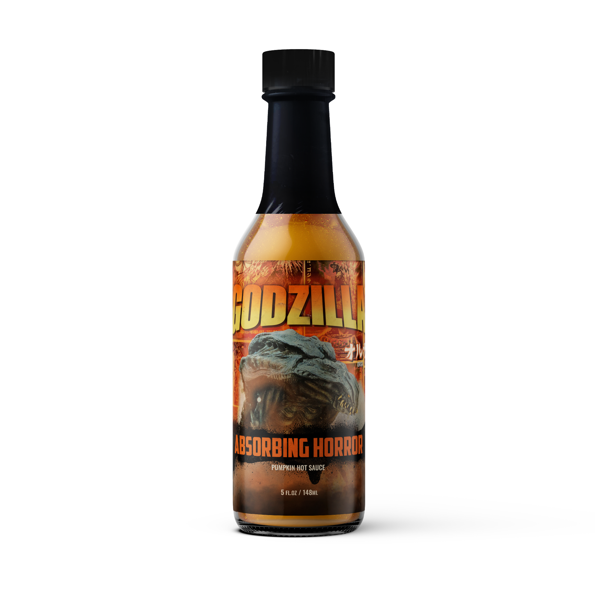 Godzilla Orga's Absorbing Horror : Pumpkin Hot Sauce