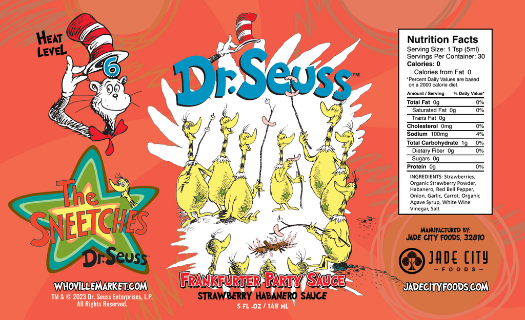 Dr. Seuss Hot Sauce 4-Pack