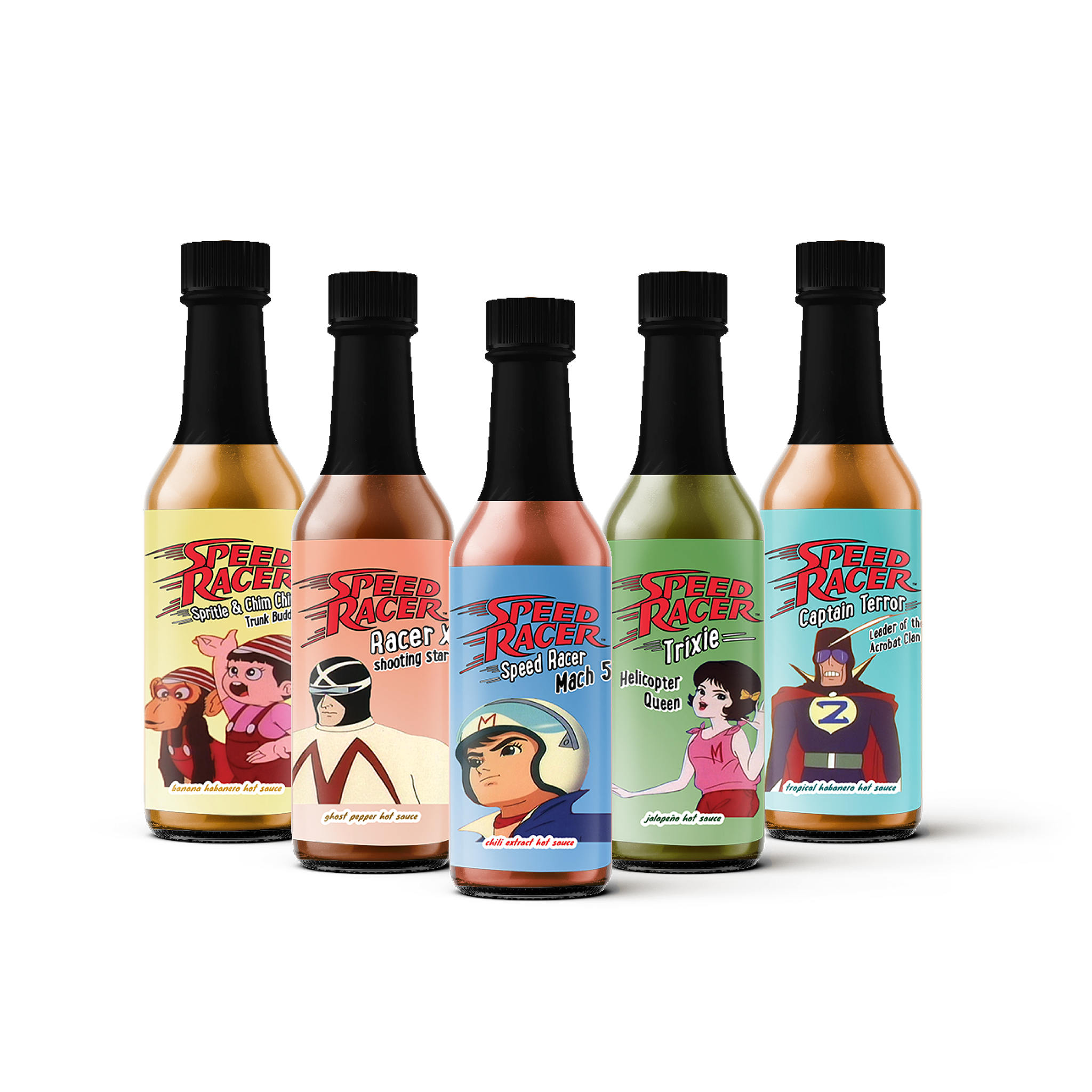 Speed Racer Hot Sauce 5-Pack