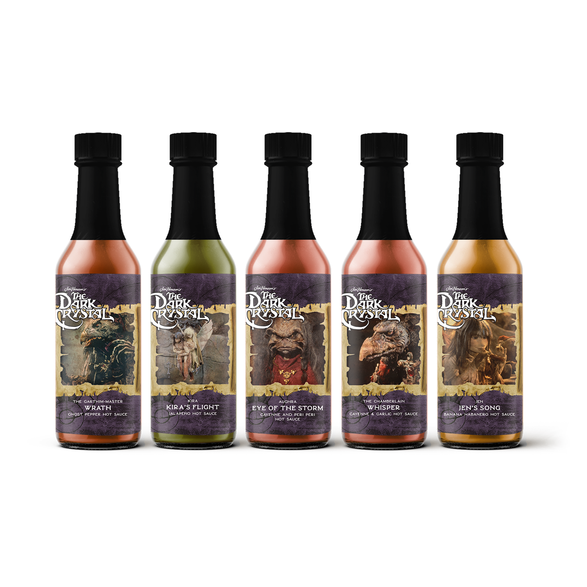 The Dark Crystal Hot Sauce 5-Pack : Series 2