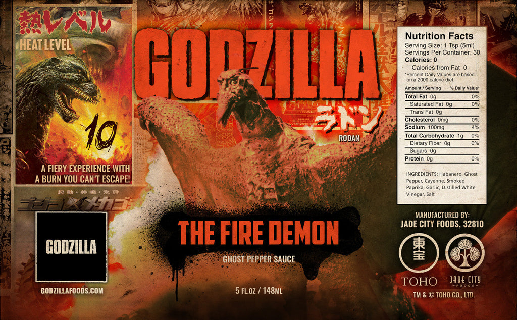 Godzilla Hot Sauce 5-Pack : Series 1